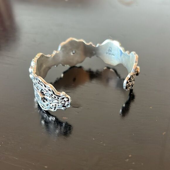 Mars and Valentine Vintage Cuff Bracelet 925 - Picture 5 of 8